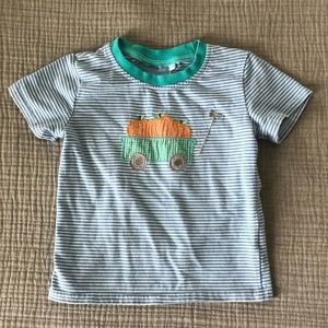 Striped Blue and Green Kids Tee